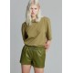 Frankie Shop Sale - Agata Gym Shorts - Bright Olive