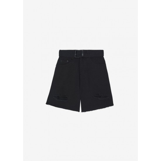 Frankie Shop Sale - Arlet Belted Shorts - Black