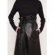Frankie Shop Sale - Bibi Leather Wrap Skirt by Rika Studios in Black