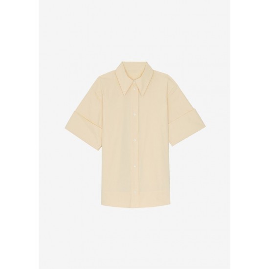 Frankie Shop Sale - Breva Cuffed Shirt - Pale Yellow