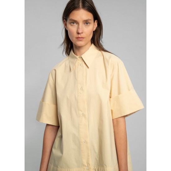 Frankie Shop Sale - Breva Cuffed Shirt - Pale Yellow