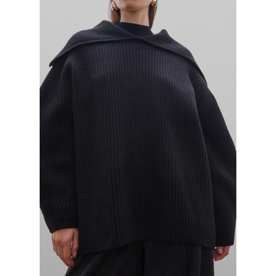 Cheap Frankie Shop - By Malene Birger Fevila Sweater - Black