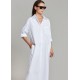 Cheap Frankie Shop - Cala Organic Cotton Shirt Dress - White