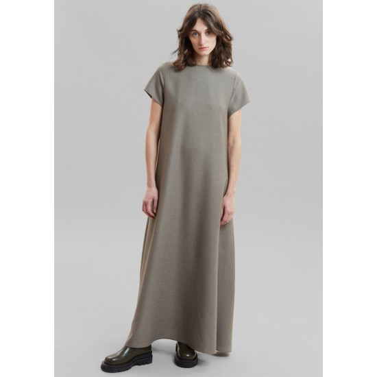 Cheap Frankie Shop - Dakota A-Line Dress - Slate Green