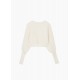 Cheap Frankie Shop - Enid Cropped Sweater - Cream