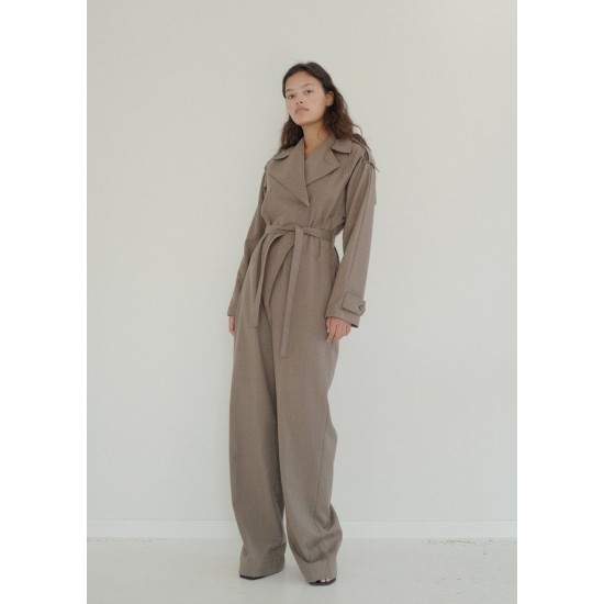 Cheap Frankie Shop - Equus Jumpsuit by The Garment in Taupe