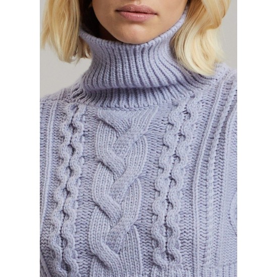 Cheap Frankie Shop - Esme Cropped Sweater - Lavender