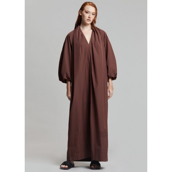 Cheap Frankie Shop - Esse Studios Collected Long Dress - Chocolate