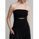 Cheap Frankie Shop - Esse Studios Knit Cotton Strapless Dress - Black