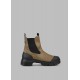 Frankie Shop Sale - GANNI Recycled Rubber Chelsea Boots - Fossil