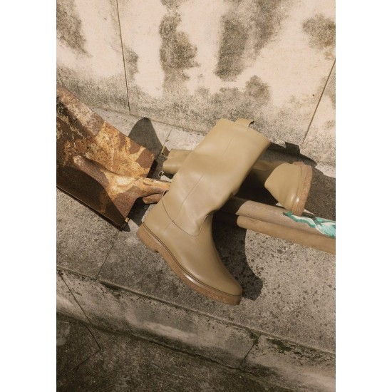 Frankie Shop Sale - Garden Boots by Mari Giudicelli in Khaki