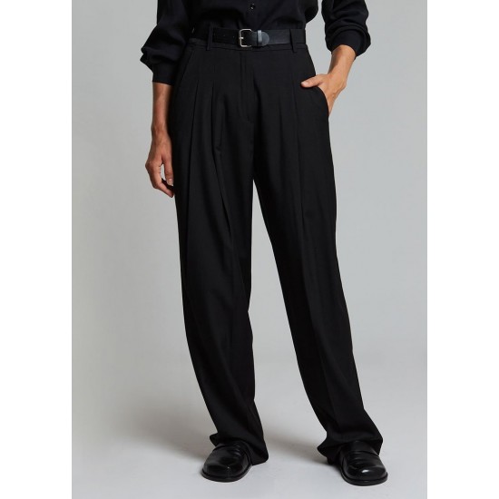 Frankie Shop Sale - Gelso Pleated Trousers - Black