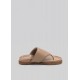 Frankie Shop Sale - GIA x Pernille Padded Thong Sandals in Nude Brown