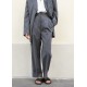 Frankie Shop Sale - Graphite Pleated Suit Trousers