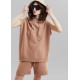 Cheap Frankie Shop - Juno Knit Lounge Shorts - Terra Cotta