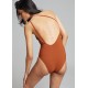 Cheap Frankie Shop - Lido Quindici Swimsuit - Terracotta