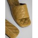 Frankie Shop Sale - Lilo Quilted Sandals by BY FAR in Ochre