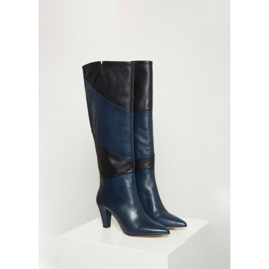 Frankie Shop Sale - Lorelle Leather Boots by Gestuz in Peacoat