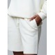 Cheap Frankie Shop - Lotte Neoprene Sweat Shorts in Cream