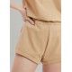 Cheap Frankie Shop - Loulou Studio Bamboo Cotton Shorts in Beige