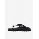 Frankie Shop Sale - Leather Flip Flop Sandals by Reike Nen in Black