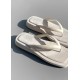 Frankie Shop Sale - Padded Flip Flop Sandals by Low Classic in White