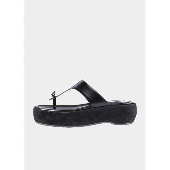 Frankie Shop Sale - Reike Nen Platform Thong Sandal- Black