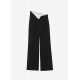 Frankie Shop Sale - Saskia Foldover Trousers - Black