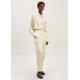 Frankie Shop Sale - Satin Tailored Cargo Trousers in Pearl