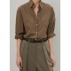 Frankie Shop Sale - Tansy Pleated Trousers - Olive