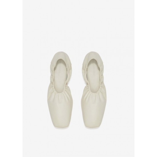 Frankie Shop Sale - Mari Giudicelli Travel Ballerina Flats- Off White