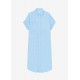 Cheap Frankie Shop - Vita Shirt Dress - Dusty Blue