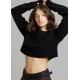 Cheap Frankie Shop - Willa Cropped Cable Sweater - Black
